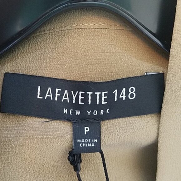 NWT Lafayette 148 NY Chai 100% Silk Top - Picture 7 of 8